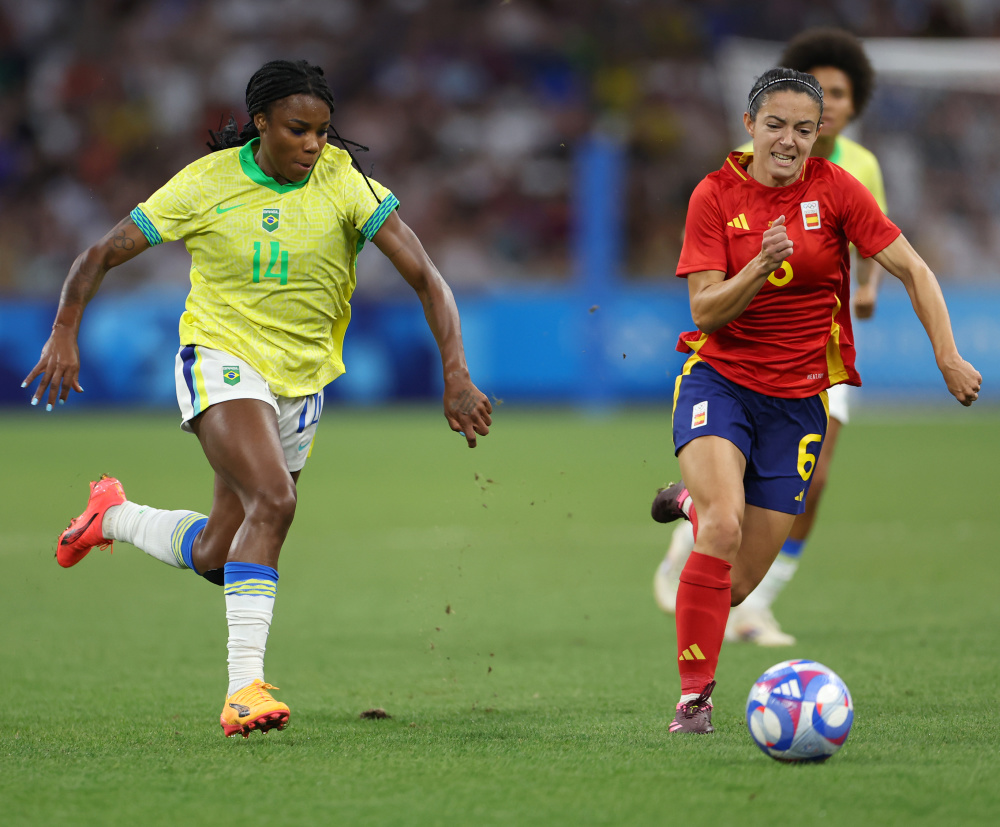 巴黎奥运会丨足球——巴西女足晋级决赛(2)