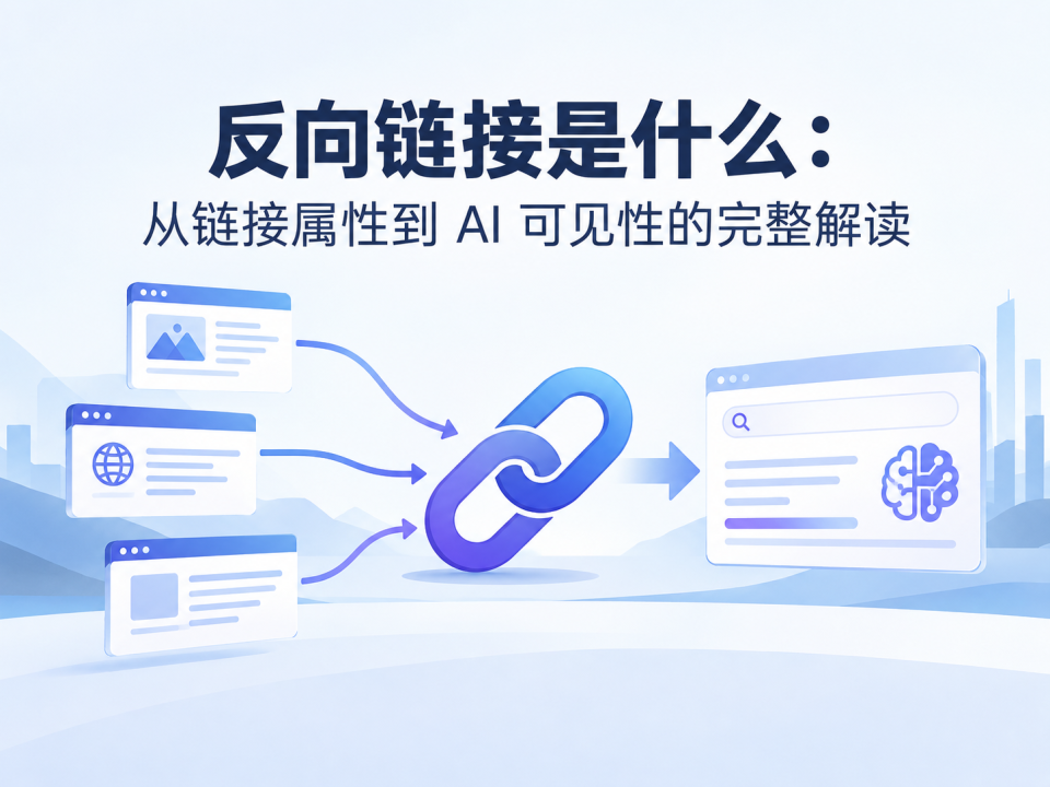 SEO中的反向链接是什么：从链接属性到 AI 可见性的完整解读
