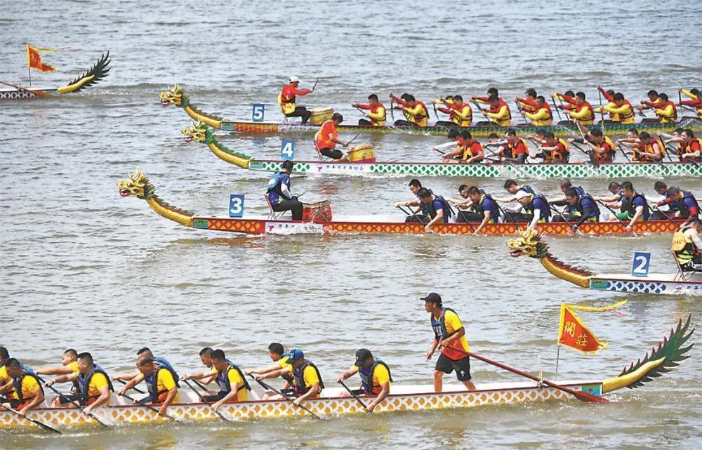 江门开平:潭江河上龙舟奋楫争先夺锦标_腾讯新闻