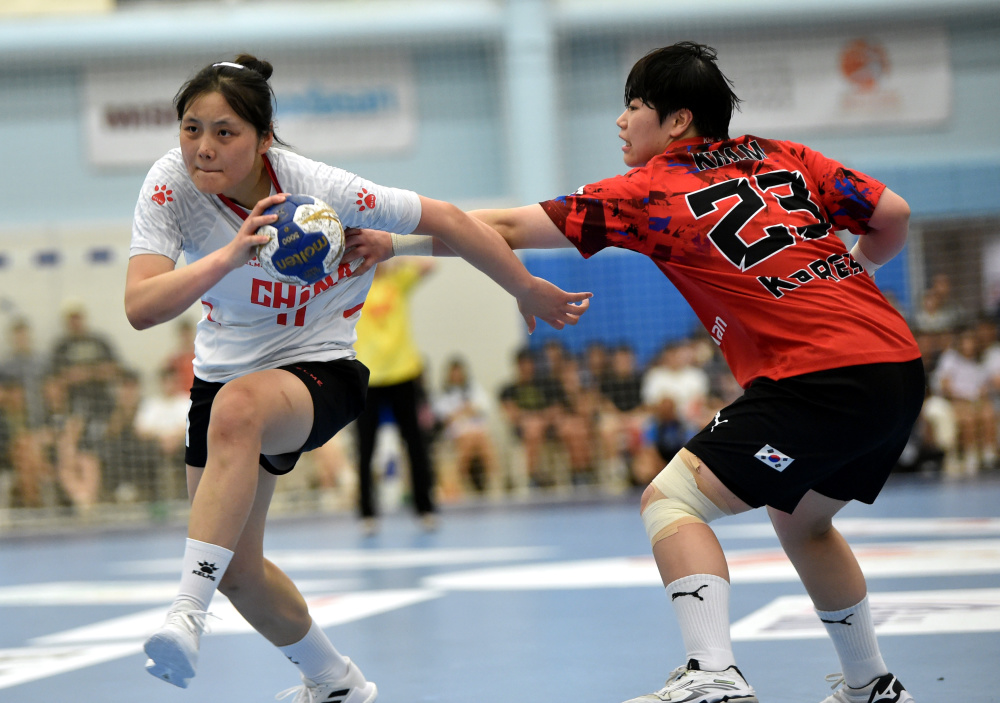 体育手球亚洲青年女子锦标赛中国队获亚军