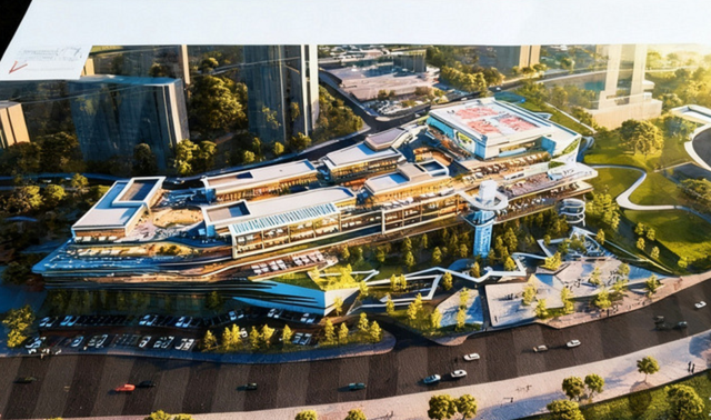 姗姗来迟！重庆巴滨路巨无霸商业终于亮相，二期也将破土动工？_腾讯新闻