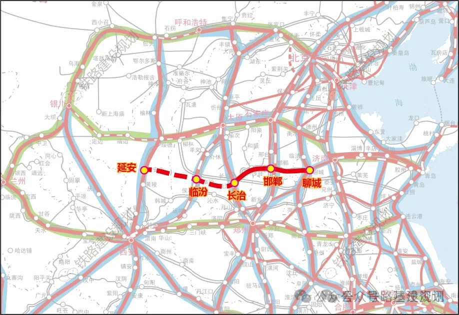 长治至临汾至延安高铁项目启动招标