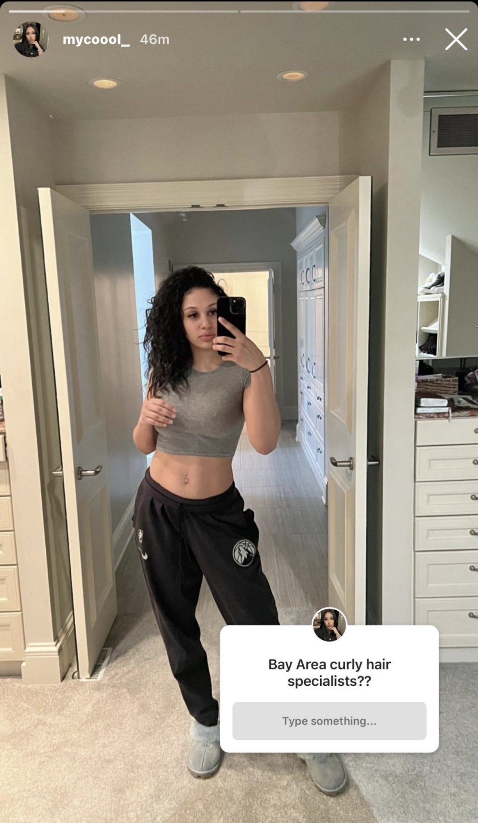 维金斯老婆晒动态:湾区有啥好tony老师推荐吗?