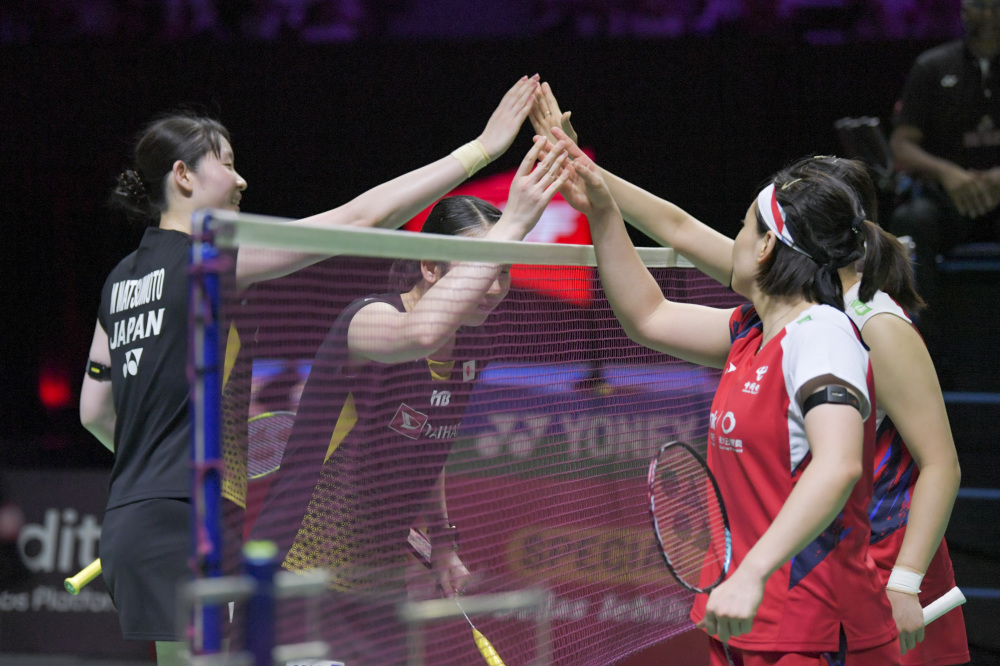 羽毛球——印尼公开赛:陈清晨/贾一凡晋级女双决赛