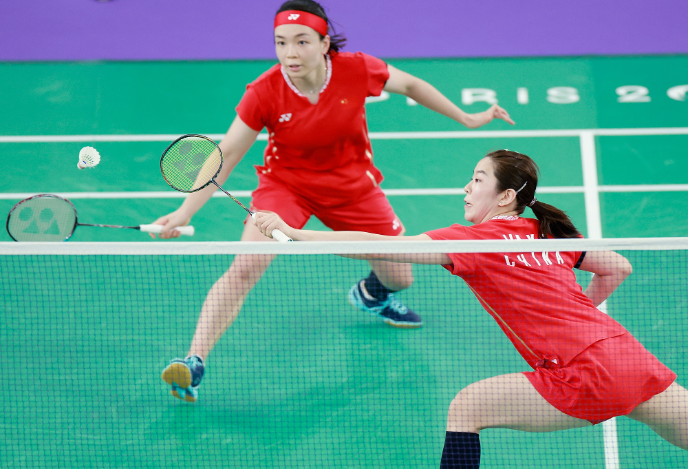 巴黎奥运会|羽毛球——女双:陈清晨/贾一凡夺得金牌(2)