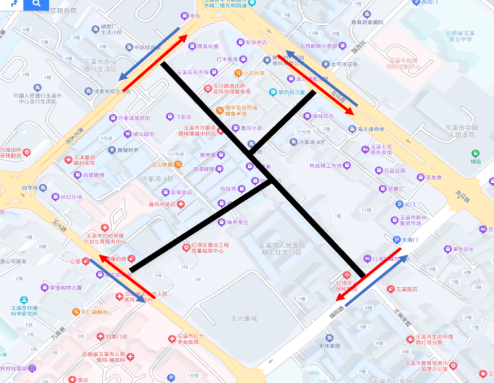 注意!红塔区这5条道路将进行施工,请绕行