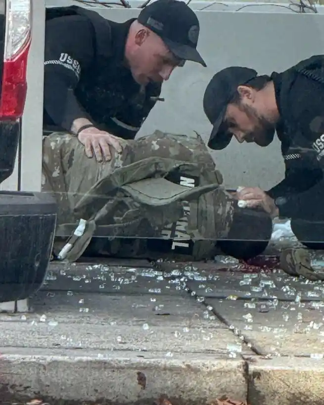 白宫封锁背后：部署国民警卫队引争议，近年针对警察枪击事件上升60%_腾讯新闻