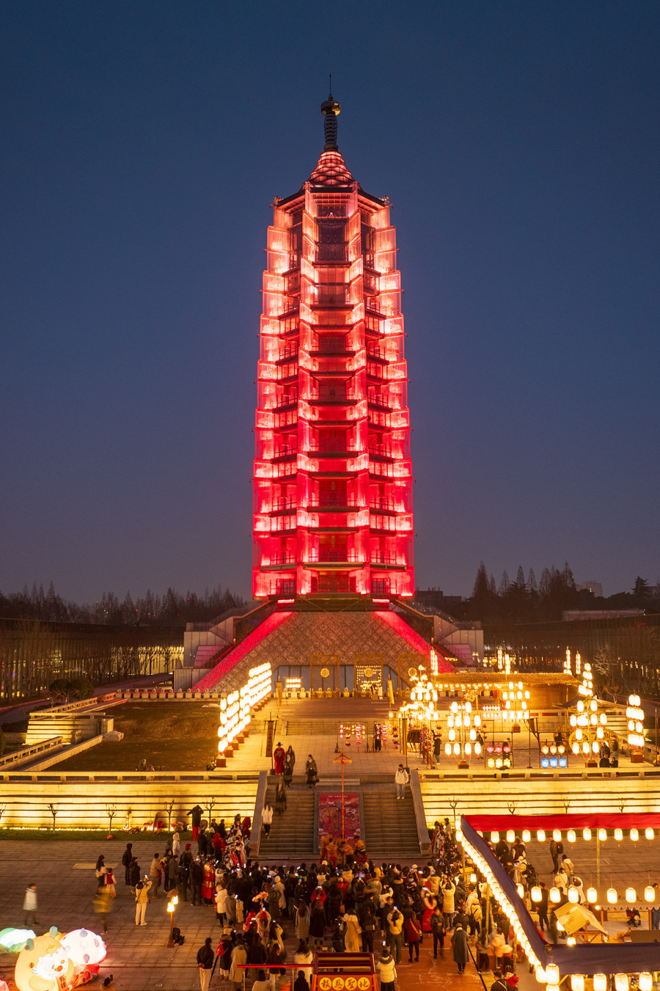 文化中国61团圆年|千灯华彩长干里 金陵新春纳福地大报恩寺遗址景区