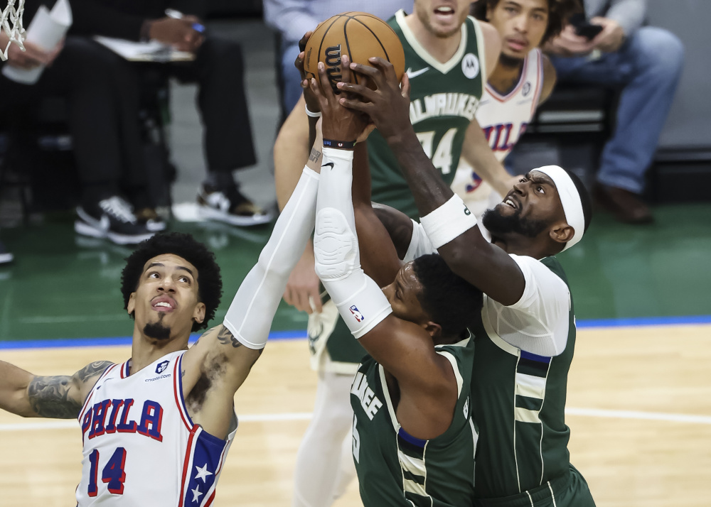 篮球——nba常规赛:雄鹿胜76人_腾讯新闻