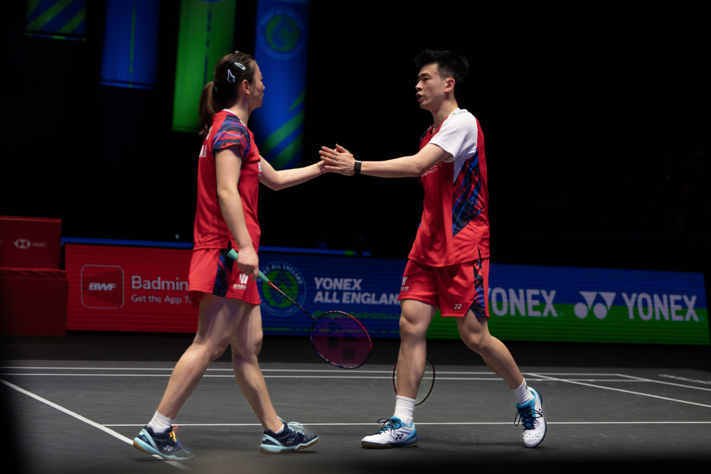 羽毛球全英公开赛郑思维黄雅琼晋级混双决赛
