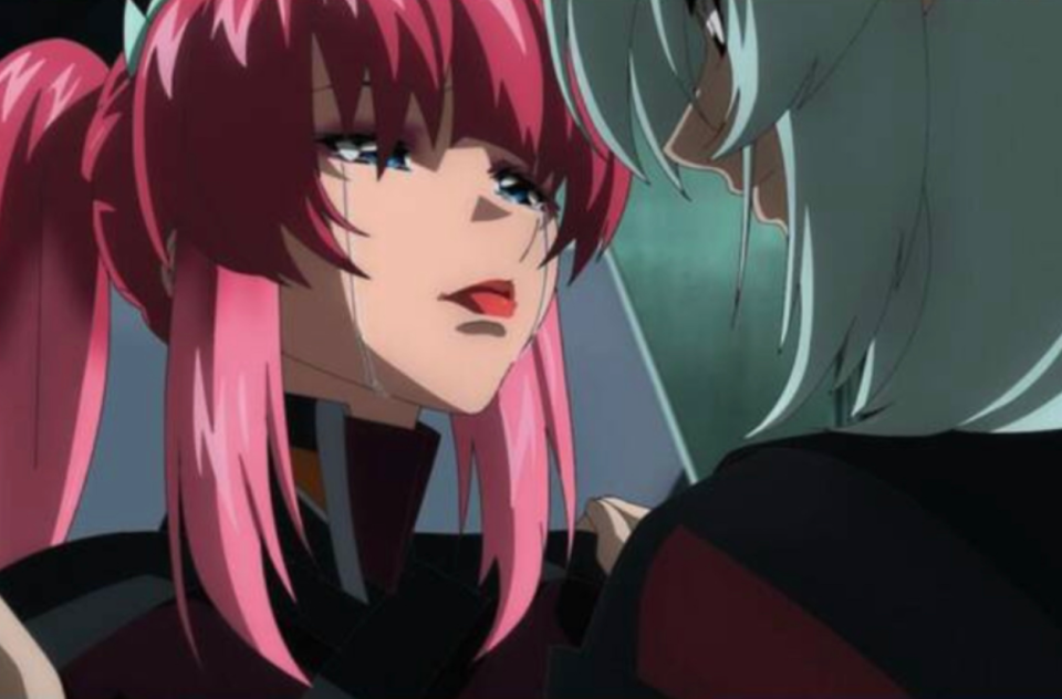 高达seed大型牛头人现场 阿格尼斯向基拉表白 基拉:你的声音像芙蕾