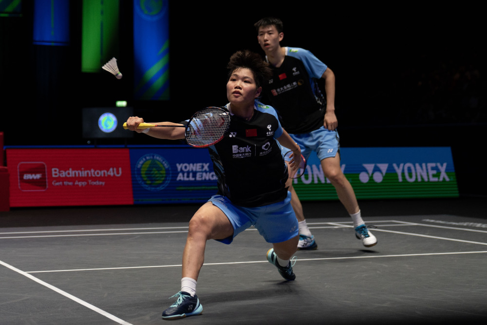 羽毛球全英公开赛郑思维黄雅琼晋级混双决赛