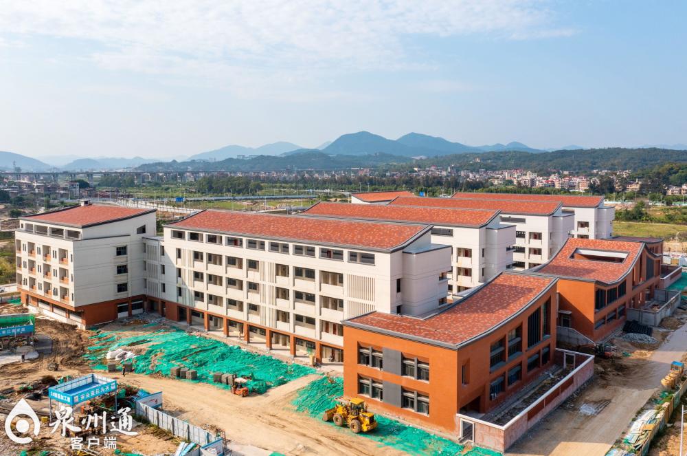 洛江区阳江新城片区焕新蝶变 泉州市实验小学洛江第二校区预计8月投用