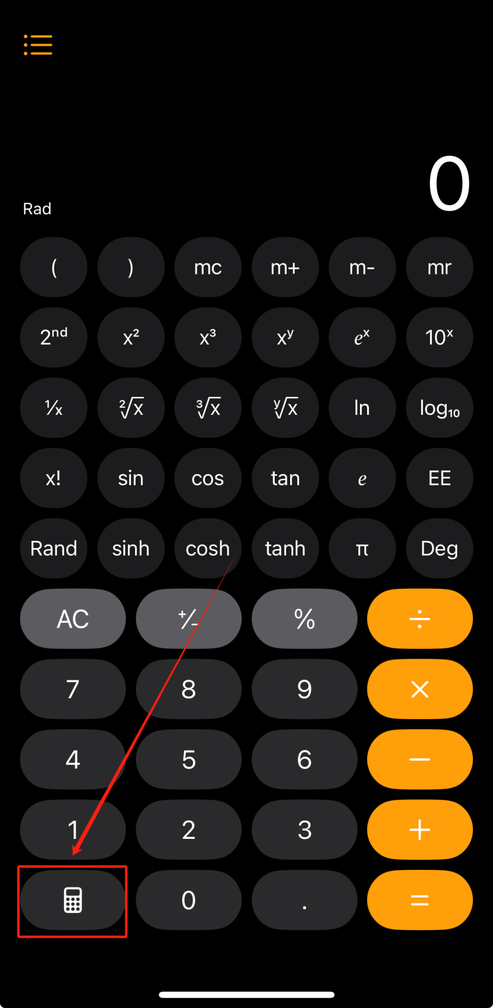 计算器数字转换为角度