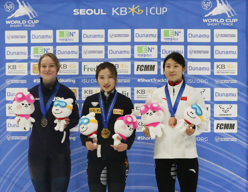 短道速滑世界杯首尔站女子1500米决赛赛况