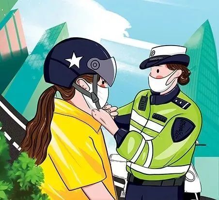 正确佩戴头盔,平安出行_腾讯新闻