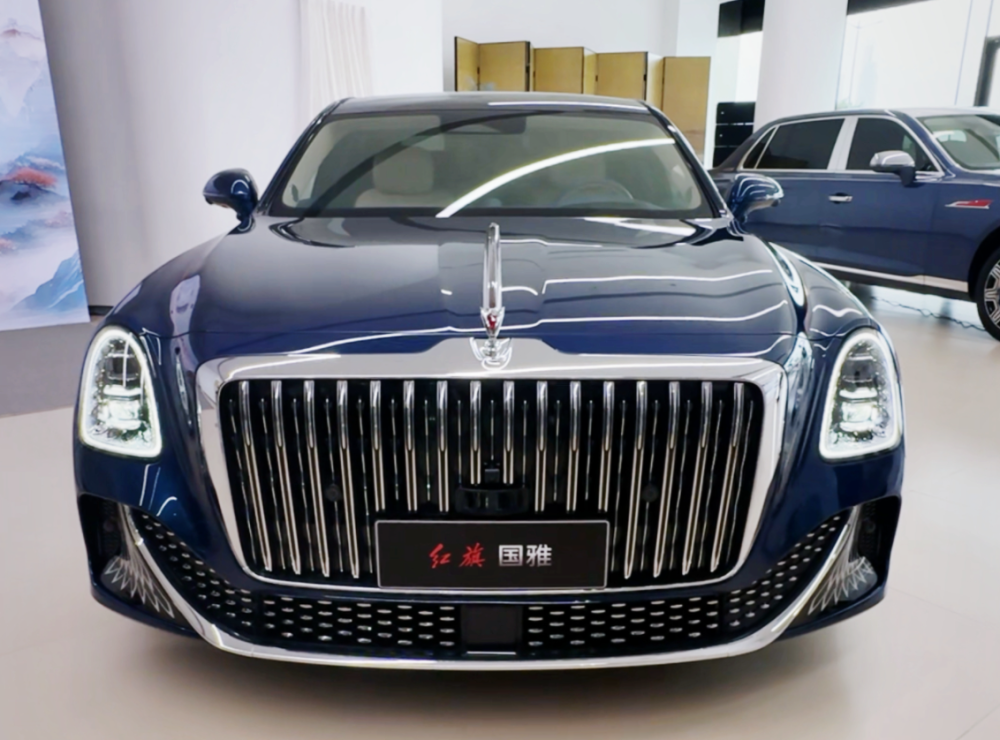 一汽红旗"国雅"正式进店,配v6/v8双动力,预计售价110万!