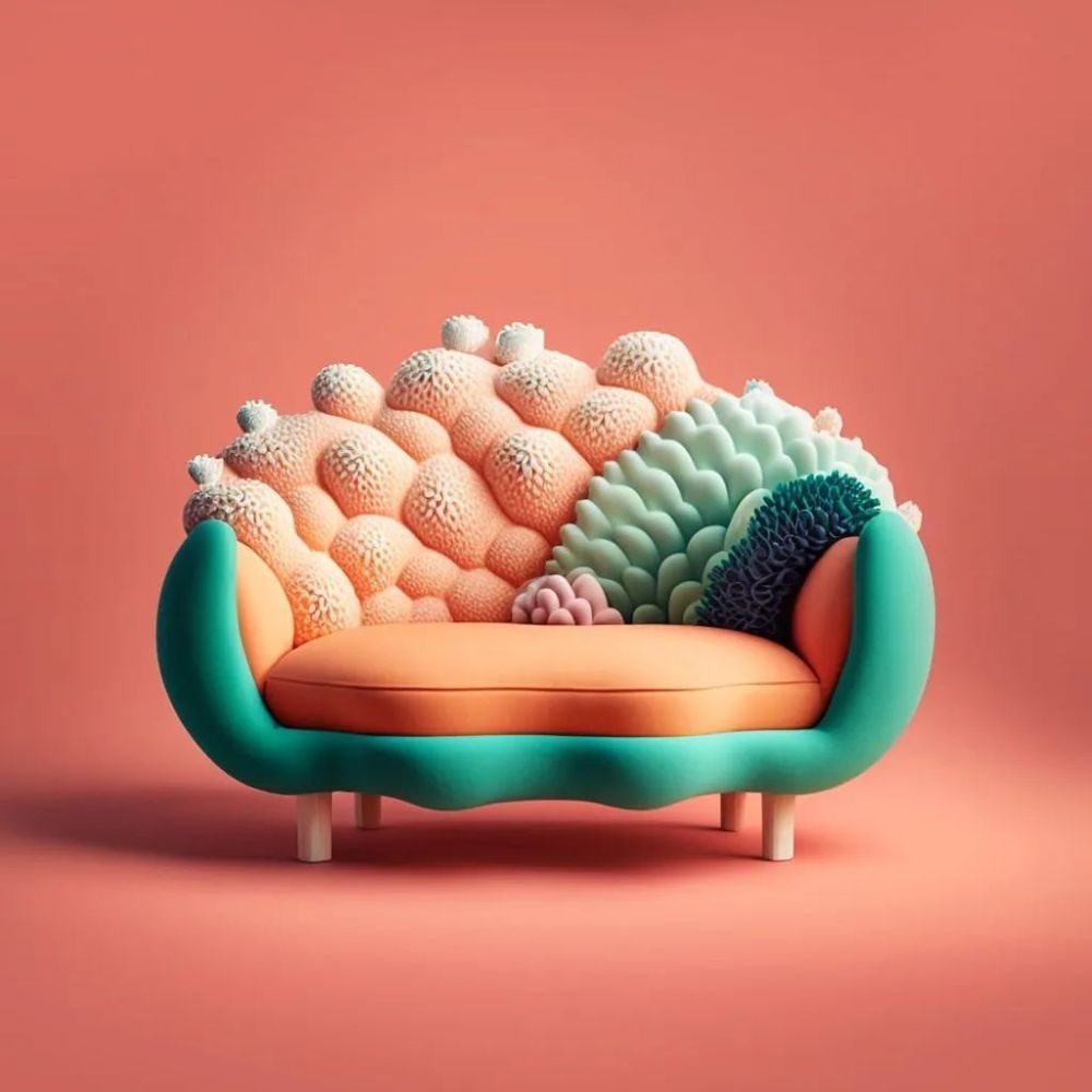 靠ai一飞冲天,设计师生成的创意家具,受到人们追捧_腾讯新闻