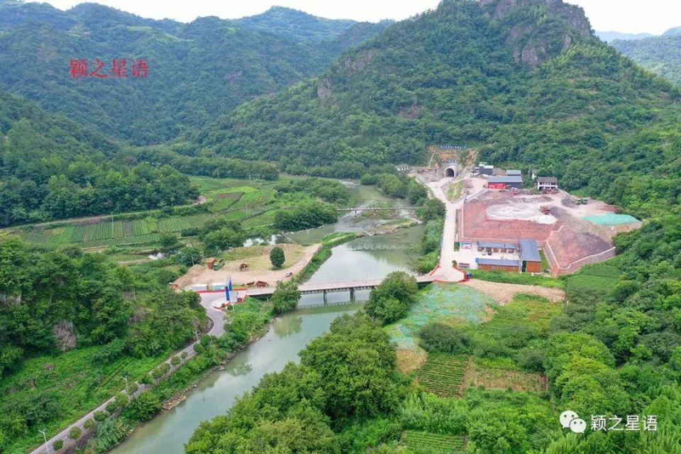 镜岭水库已经动工建设导流洞溪西里将成为绍兴最大水库