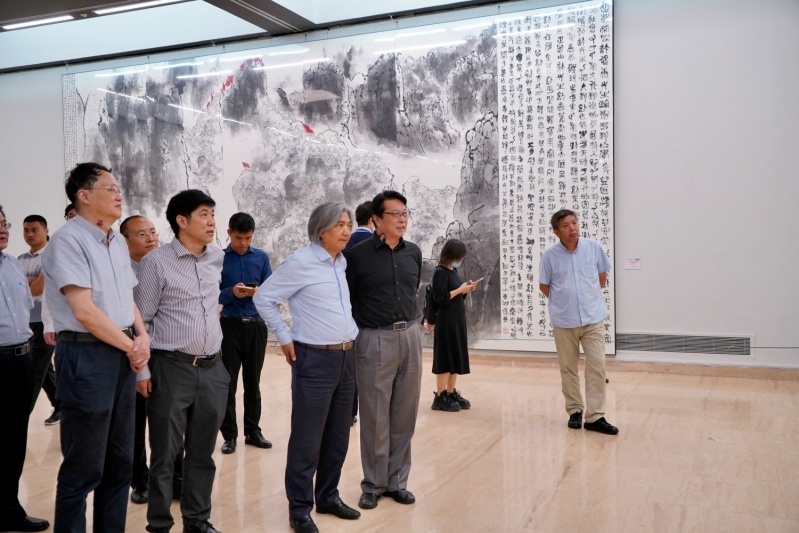 中国美术馆,东南大学主办  传承与探索——顾伟玺中国画展开幕