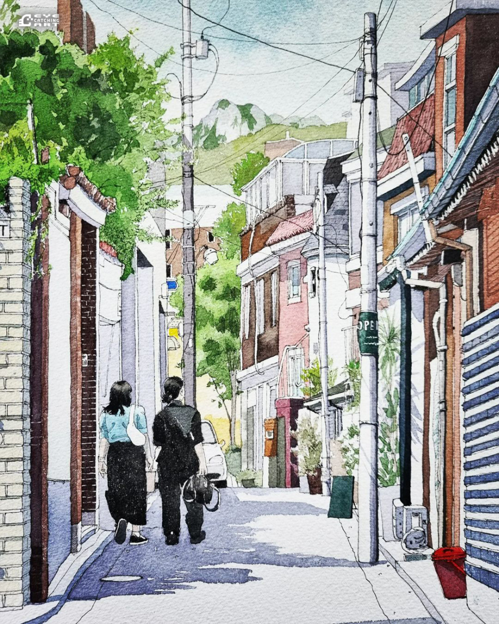 欢迎光临"微治愈小森林":韩国水彩插画家金珍熙访谈录