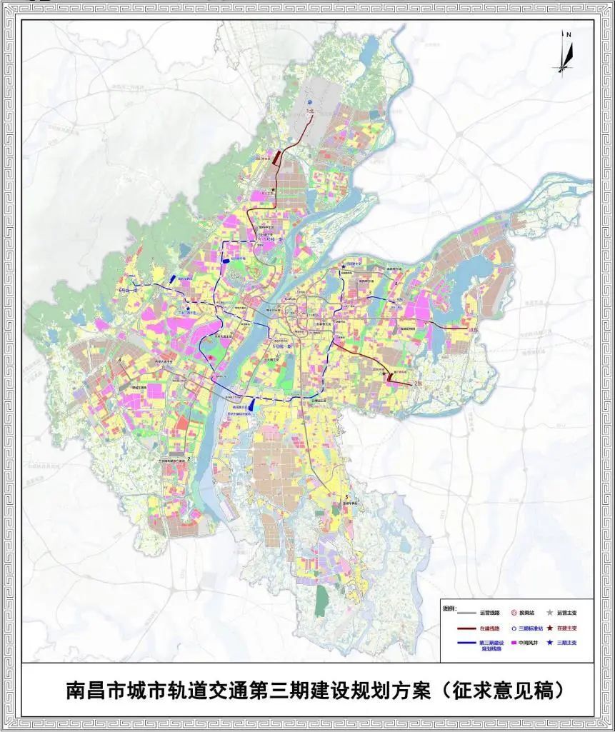 南昌地铁规划图2030图片