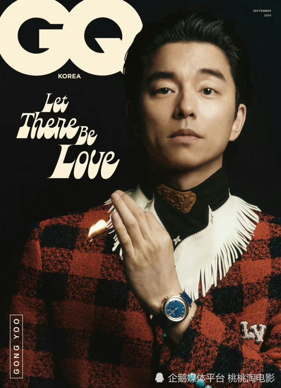 韩星孔刘《gq》金九封面大片,化身贵气牛仔45岁状态绝佳