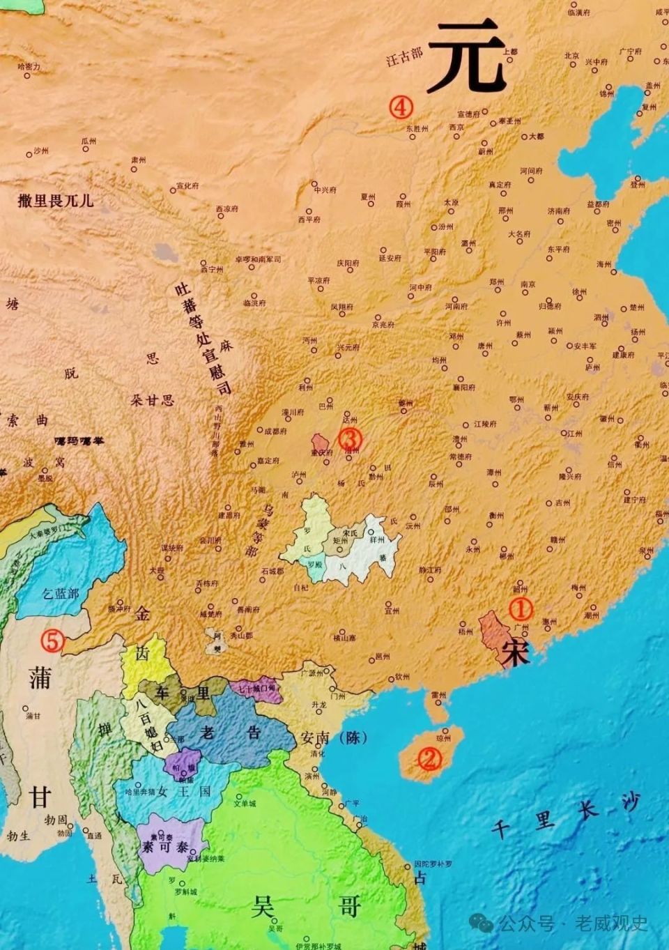 热带炎热气候,加之蒙古军此次作战的主要目的是为了从南面夹击南宋