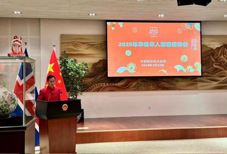 中国驻冰岛使馆举办2025年华侨华人新春招待会_腾讯新闻