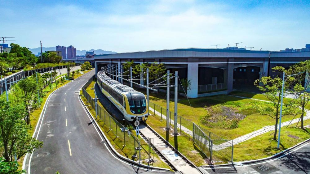 深圳地铁14号线昂鹅车辆段深圳地铁1号线和12号线的换乘站桃园站深圳