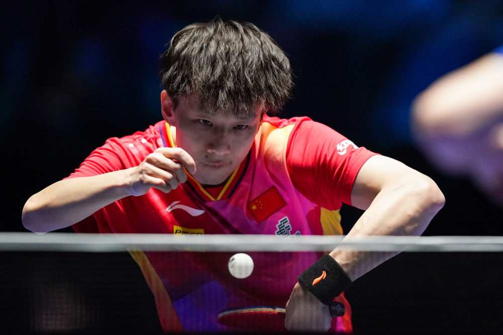 乒乓球——澳门世界杯决赛:马龙夺冠