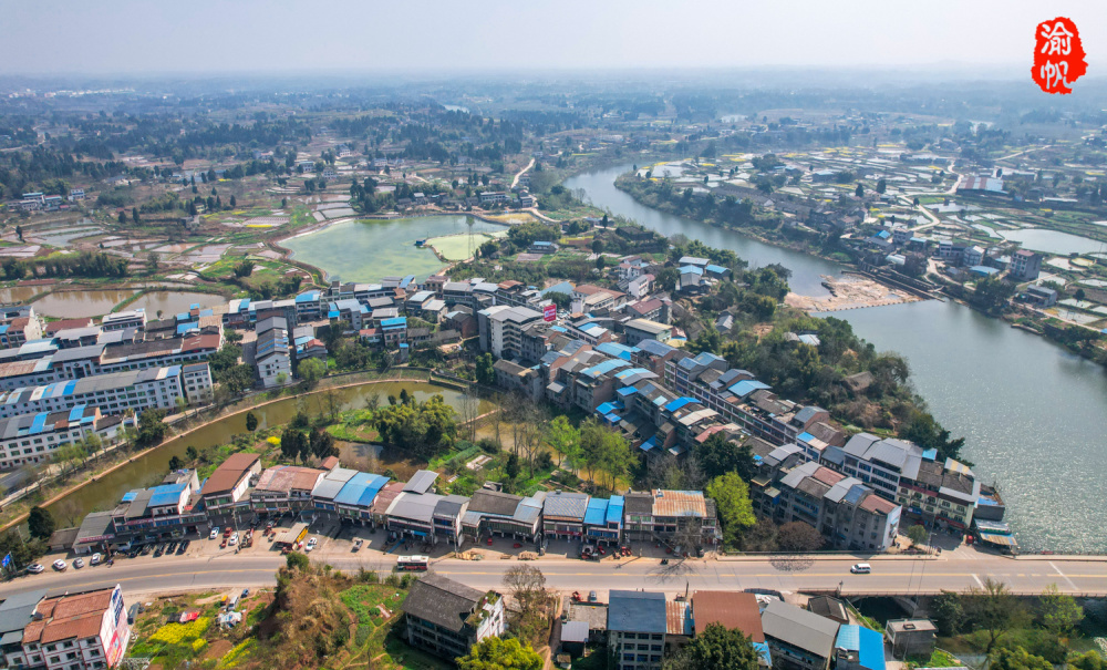 重庆太安镇,取太平安康之名,因太安鱼闻名全国,看看航拍怎么样_腾讯