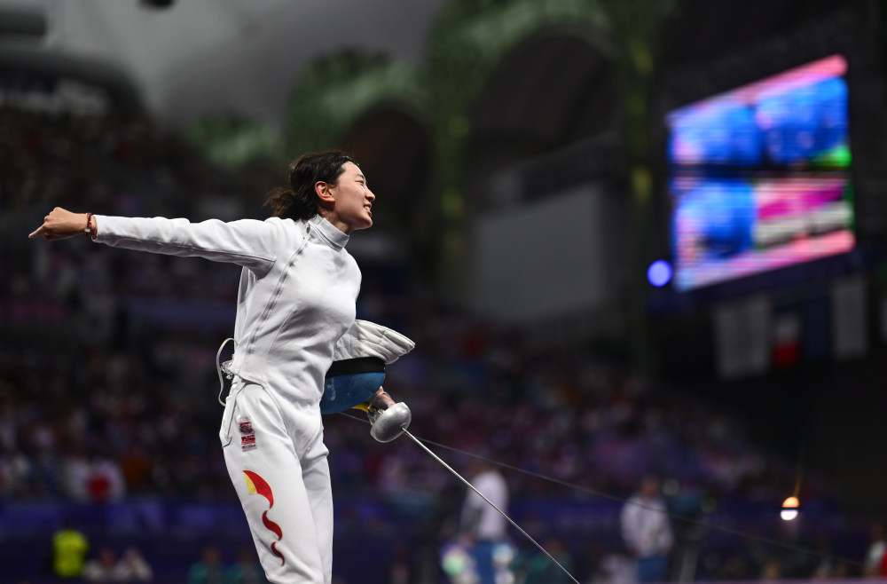 巴黎奥运会 | 击剑——女子个人重剑:孙一文无缘16强