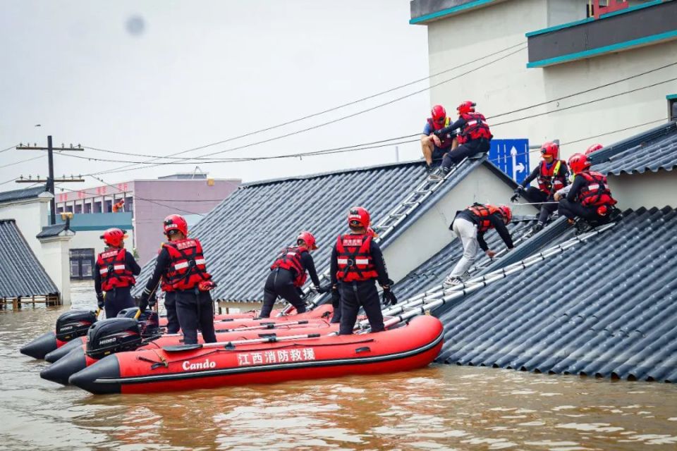江西消防参与"应急使命·2024"防汛防台风演习