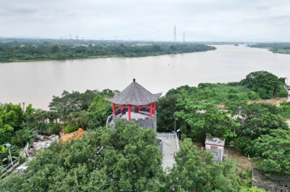 漠阳江第一座望江楼!看黄金水道,感受麻汕古墟数百年繁华