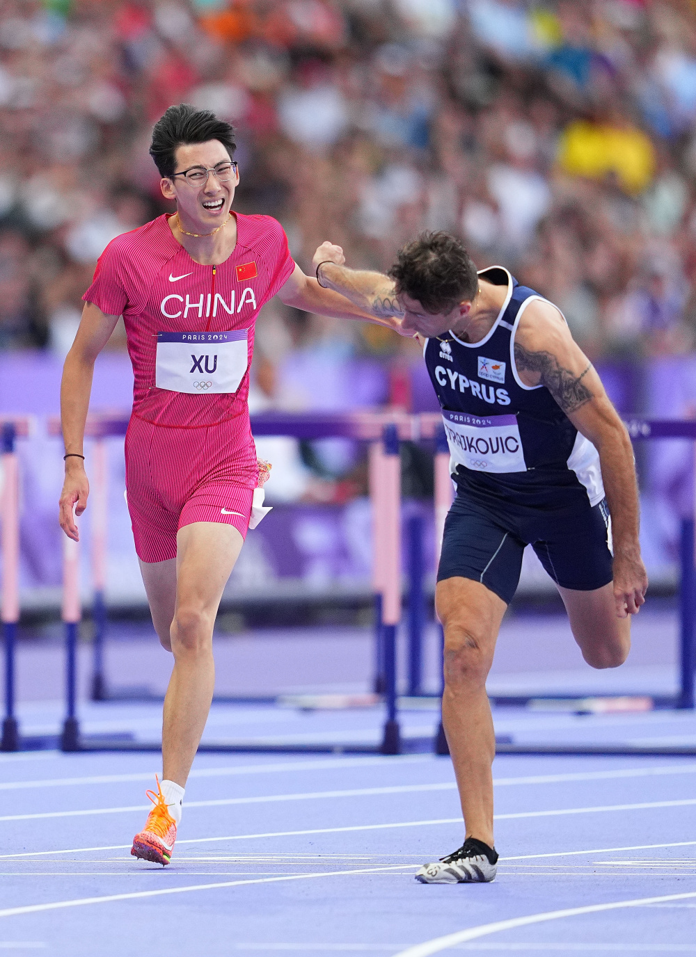 巴黎奥运会丨田径——男子110米栏赛况(19)