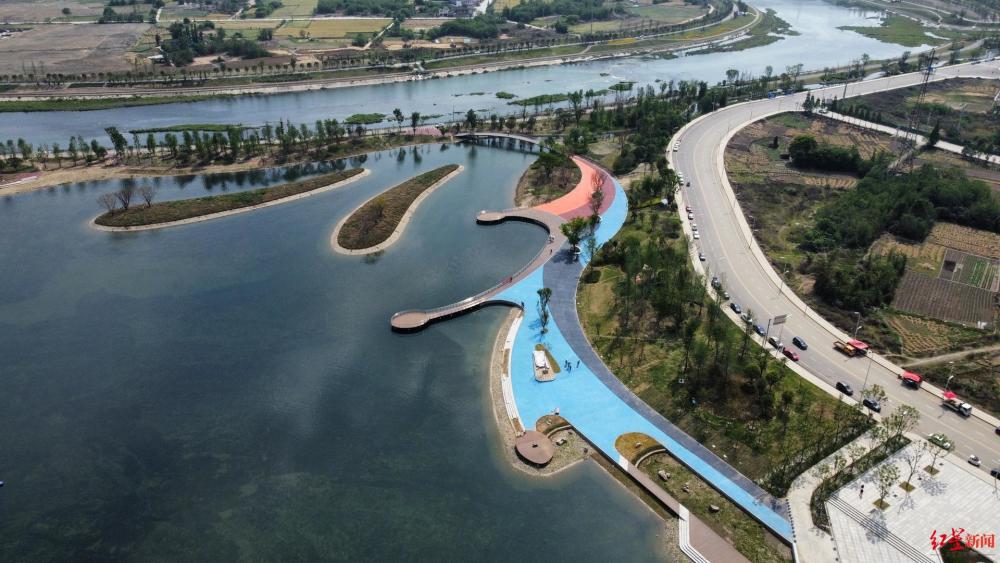 广汉三星湖蓄水!五一假期,除了看三星堆,还可以相约三星湖_腾讯新闻