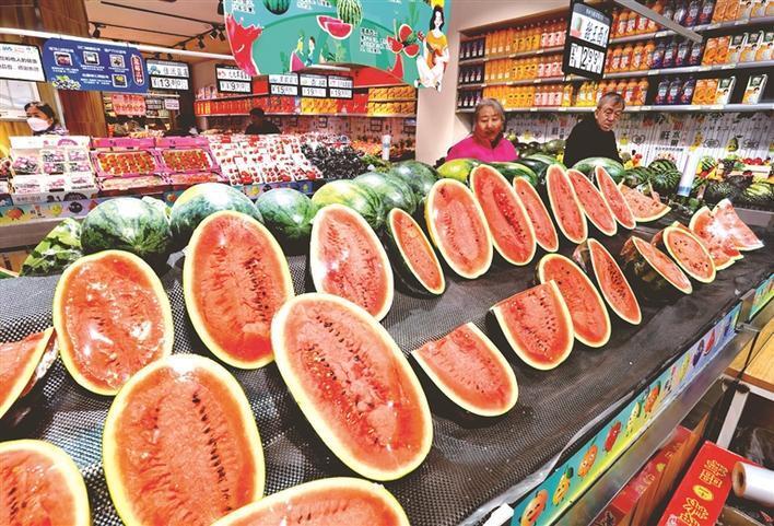 连日升温催"热"西瓜市场