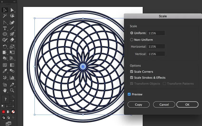 ai制作突尼斯图案