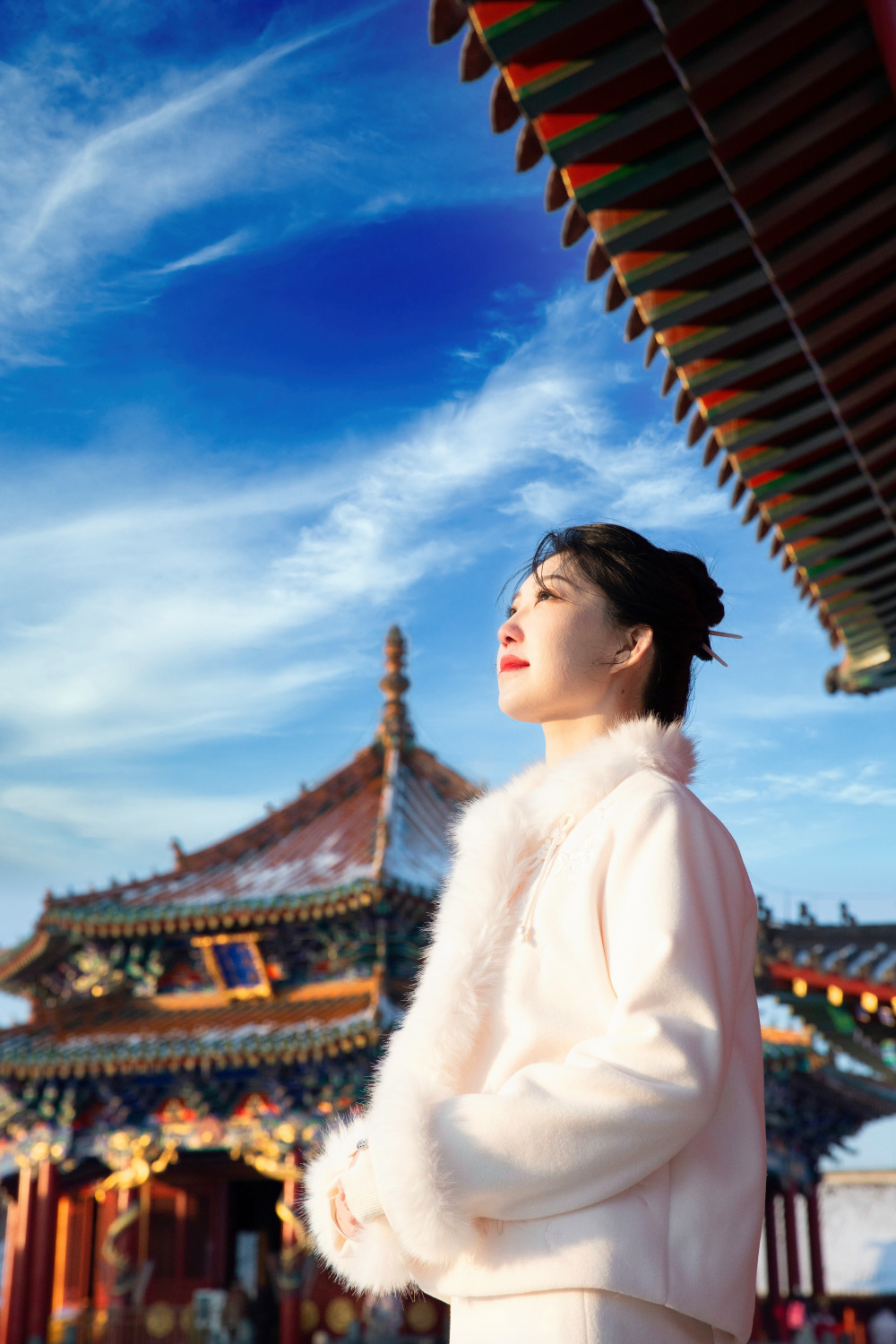 沈阳故宫古风照火出圈 专业摄影师教你拍出"包场照"