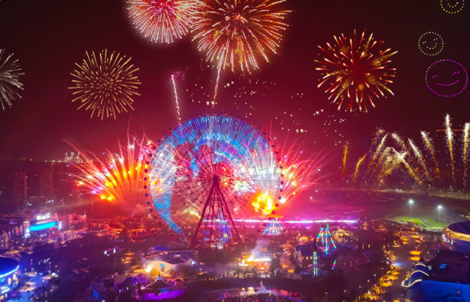 春节元宵节中牟将举办多场烟花秀