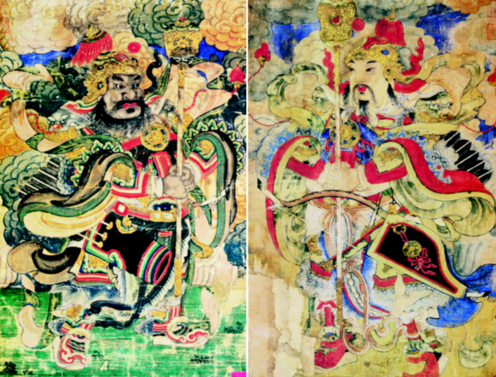 从门上虎到秦叔宝、尉迟恭：门画与门神的故事_腾讯新闻