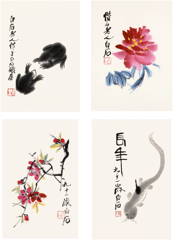 齐白石木版水印精品欣赏（一）-腾讯新闻