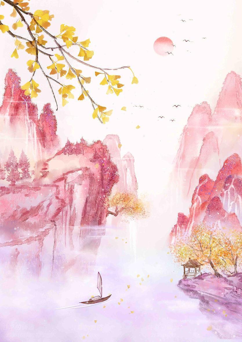 山水也好,田园也罢,其实大自然的万物万象都是作者的百感丛生.