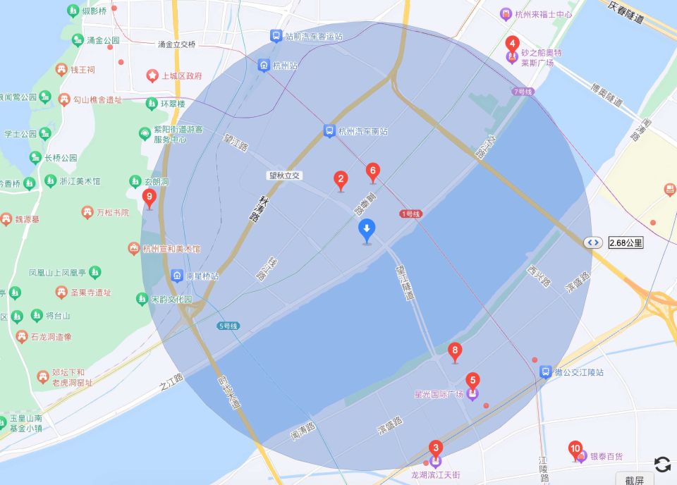 我们看到这套豪宅的详细信息如下:拍品名称为杭州市上城区蓝色钱江