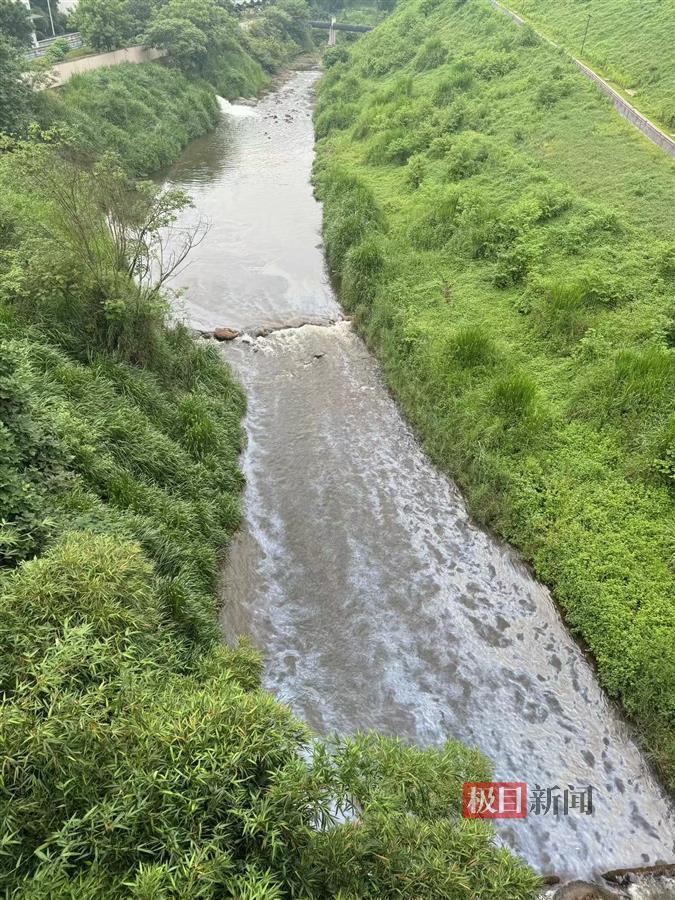 长江一级支流重庆跳蹬河水面现油污,官方:搅拌站拆除时漏油,正在处置