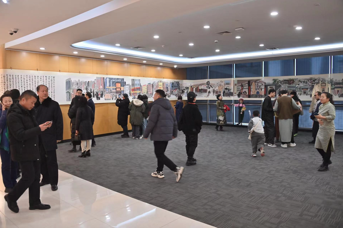 来河南省当代艺术馆看《一幅画》,重拾"老郑州"城市记忆_腾讯新闻