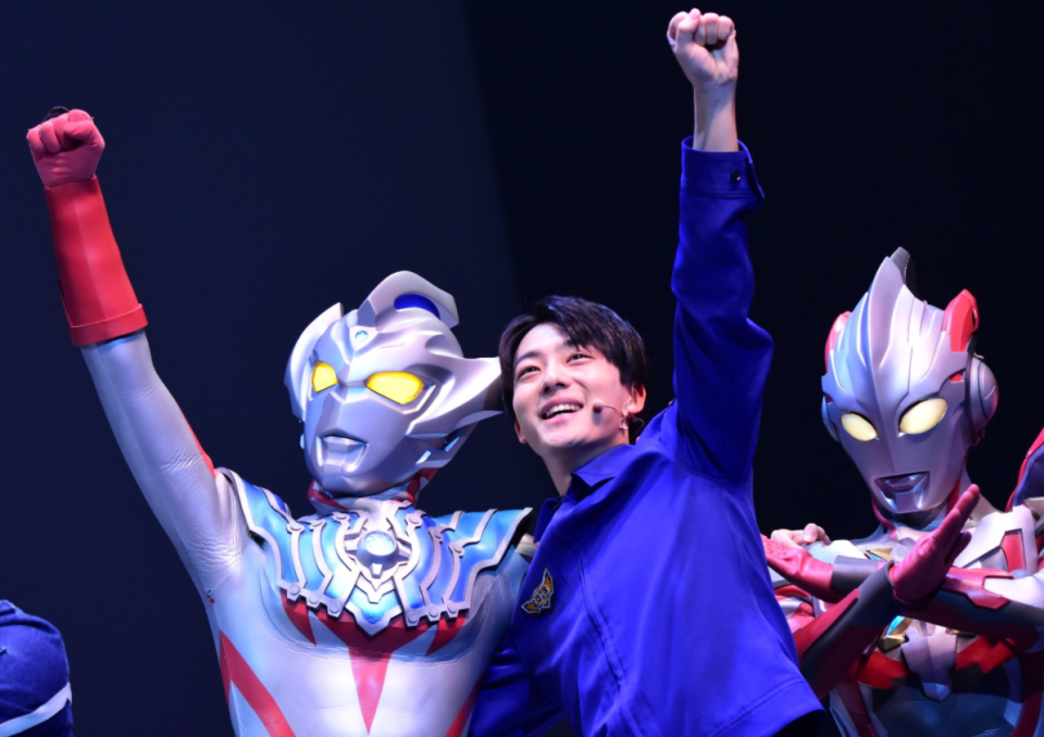 新生代奥特曼舞台剧难得一见的优幸和泰迦同框以后估计很难回归了