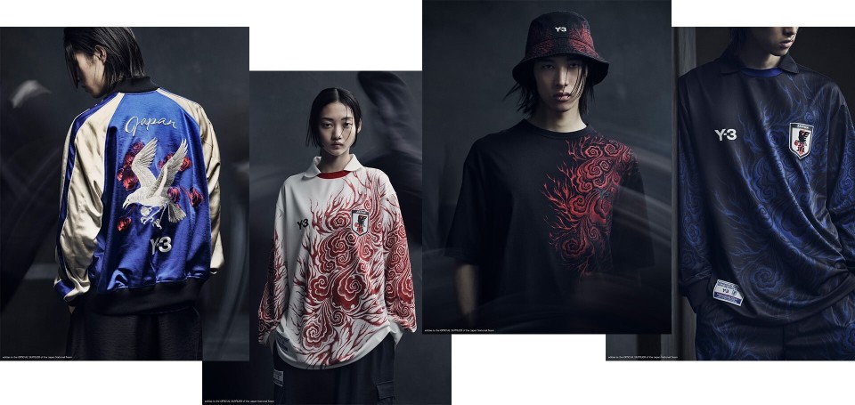 阿迪携手时尚品牌y-3为日本国家队推出新周边