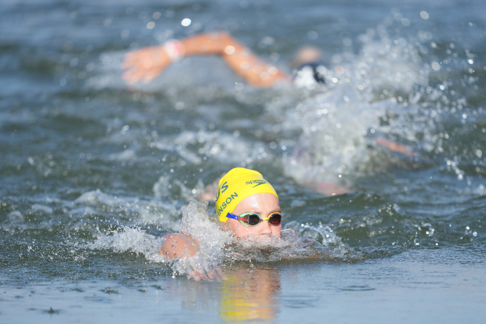 巴黎奥运会丨马拉松游泳——女子10公里赛况(4)